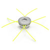 Aluminum Alloy Grass Trimmer Head Garden Lawn Mower Accessories with 4 Mowing Lines