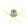 Aluminum Alloy Grass Trimmer Head Garden Lawn Mower Accessories with 4 Mowing Lines