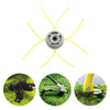 Aluminum Alloy Grass Trimmer Head Garden Lawn Mower Accessories with 4 Mowing Lines
