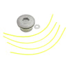 Aluminum Alloy Grass Trimmer Head Garden Lawn Mower Accessories with 4 Mowing Lines