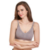 Maternity Nursing Bra Wire Free Padded Seamless Supportive Front Clasps Quick-dry Turn-down Cups