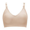 Maternity Nursing Bra Wire Free Padded Seamless Supportive Front Clasps Quick-dry Turn-down Cups