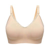 Maternity Nursing Bra Wire Free Padded Seamless Supportive Front Clasps Quick-dry Turn-down Cups