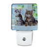 220V White LED Night Light Pet Pattern Light-controlled Living Room Kitchen