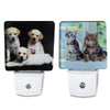 220V White LED Night Light Pet Pattern Light-controlled Living Room Kitchen