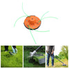 Grass Trimmer Head Nylon Line Cutter with 3 Mowing Rope for Garden Lawnmower Tools Parts