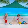 Triangle Sun Shade Sail Foldable Wear-resisting Waterproof Silver Coated Oxford Cloth Canopy Tarpaulin