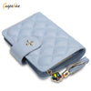 Guapabien PU Leather Women Wallet Zipper Tassel Cash Coin Pocket