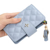 Guapabien PU Leather Women Wallet Zipper Tassel Cash Coin Pocket