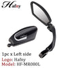 Hafny Adjustable Bike Rearview Mirror Stainless Steel Lens Left/Right Side