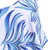 Leaf Print Flounce High Waisted Tankini Swimsuit for Summer