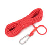 Multipurpose Magnet Fishing Rescue Safety Rope Rock Climbing Cord with Carabiner