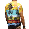 Hawaii Palm Tree Pattern Button Down Shirt Men