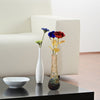 Day Gift 24K Gold Foil Artificial Rose Flower Valentine's Day Birthday Giftblue