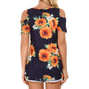 Sunflower Cold Shoulder Longline T-shirt