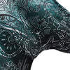 Plus Size Tribal Print Cold Shoulder Asymmetrical T-shirt