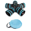 5 Way Foldable Cat Tunnel with Balls Collapsible Pet Tube Toy