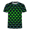 Burning Honeycomb Briquette Graphic Tee Men