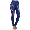 Patriotic American Flag Print High Waisted Jeggings