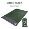 Portable Waterproof Picnic Mat Water Repellent with Windproof Stakes Machine Washable for Camping Spring Outing