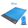 Portable Waterproof Picnic Mat Water Repellent with Windproof Stakes Machine Washable for Camping Spring Outing