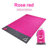 Portable Waterproof Picnic Mat Water Repellent with Windproof Stakes Machine Washable for Camping Spring Outing