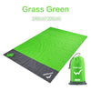 Portable Waterproof Picnic Mat Water Repellent with Windproof Stakes Machine Washable for Camping Spring Outing