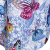 Front Twist Floral Butterfly Tank Top