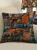 Stone Brick Wall Printed Decorative Pillowcase
