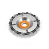 4 Inch 22 Teeth Carving Chain Disc Woodworking Sculpting Tool for 100 / 115 Angle Grinder
