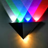 sanlang - 120 85 - 265V 5W 5 Head Triangle Wall Light