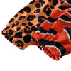 Men Hoodie Leopard Tiger Print Hooded Long Sleeve Coat