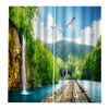 3D Digital Printing Curtain Bridge Water Resistance
