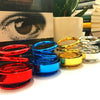 Solar-energy Double Ring Rotating Aromatherapy Car Decoration Toy