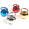 Solar-energy Double Ring Rotating Aromatherapy Car Decoration Toy