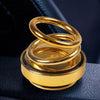 Solar-energy Double Ring Rotating Aromatherapy Car Decoration Toy