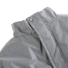 Cotton-padded Jacket Silver Luminous Water Resistant Winter Coat