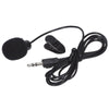 Portable External 3.5mm Hands-Free Mini Wired Collar  Lavalier Microphone