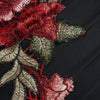 Floral Applique Flounce Tummy Control Tankini Swimwear