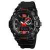 SKMEI 1529 Men's Mature Outdoor Sports Dual Display Digital Watch Luminous