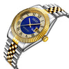 Men's Stainless Steel Classic Business Quartz Watch Large Dial