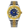 Men's Stainless Steel Classic Business Quartz Watch Large Dial