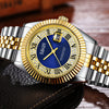 Men's Stainless Steel Classic Business Quartz Watch Large Dial