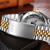 Men's Stainless Steel Classic Business Quartz Watch Large Dial