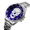 SKMEI 9195 Men's Rhinestone Creative Dial Waterproof Quartz Watch