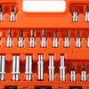 53pcs/set 72-tooth Ratchet Auto Repair Mechanic Wrench Sleeve Set