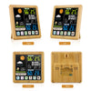 Gblife TS - 3310 Wireless Weather Station Clock Touchscreen Control 30m Transmission Range Battery-powered Design