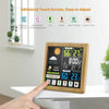 Gblife TS - 3310 Wireless Weather Station Clock Touchscreen Control 30m Transmission Range Battery-powered Design