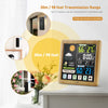 Gblife TS - 3310 Wireless Weather Station Clock Touchscreen Control 30m Transmission Range Battery-powered Design