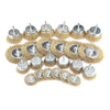 24pcs Mounted Steel Wire Grinding Wheel